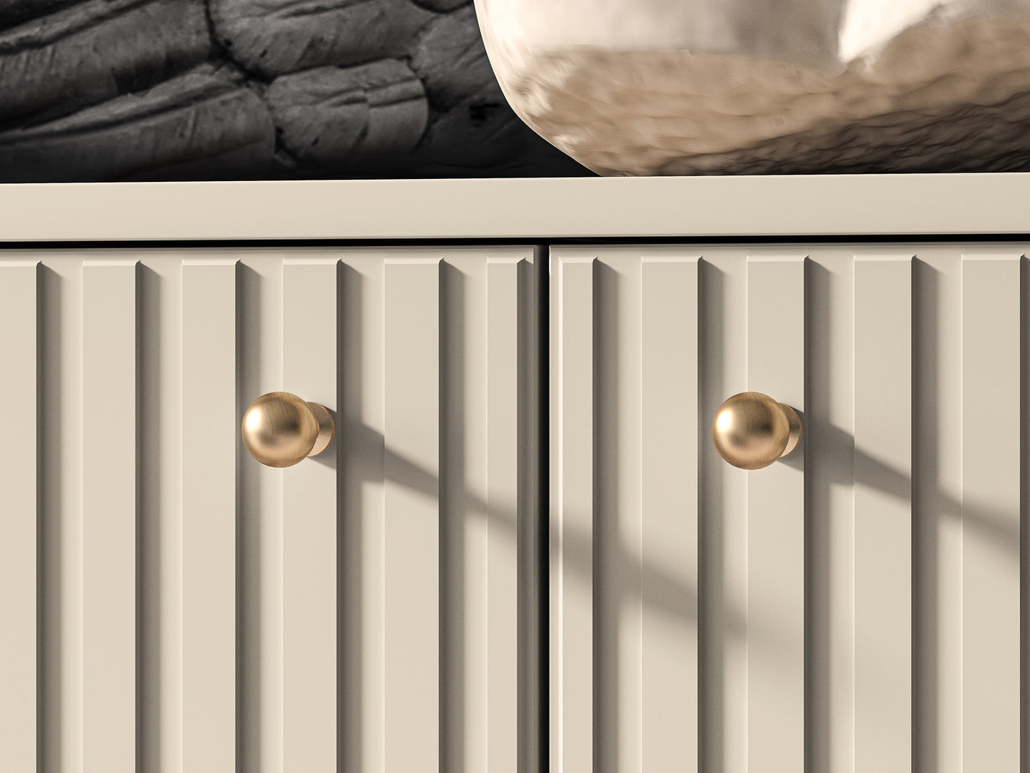 Kumode Galeto 85/120/40 cm bēšs - N1 Home