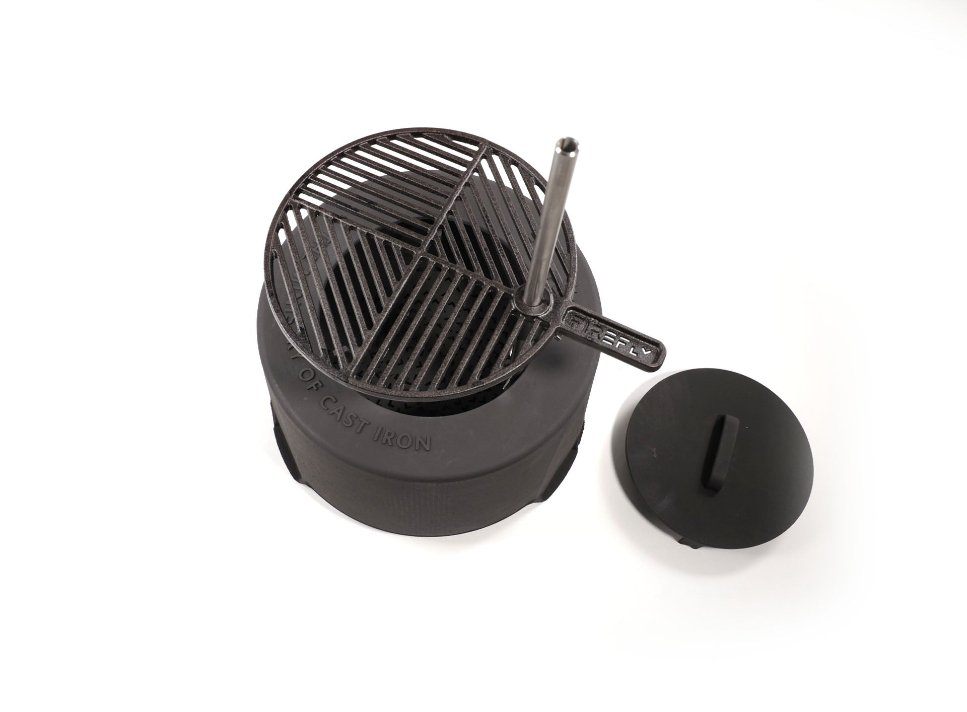 Bezdūmu kamīns Flyfire  56/33/56 cm melns - N1 Home