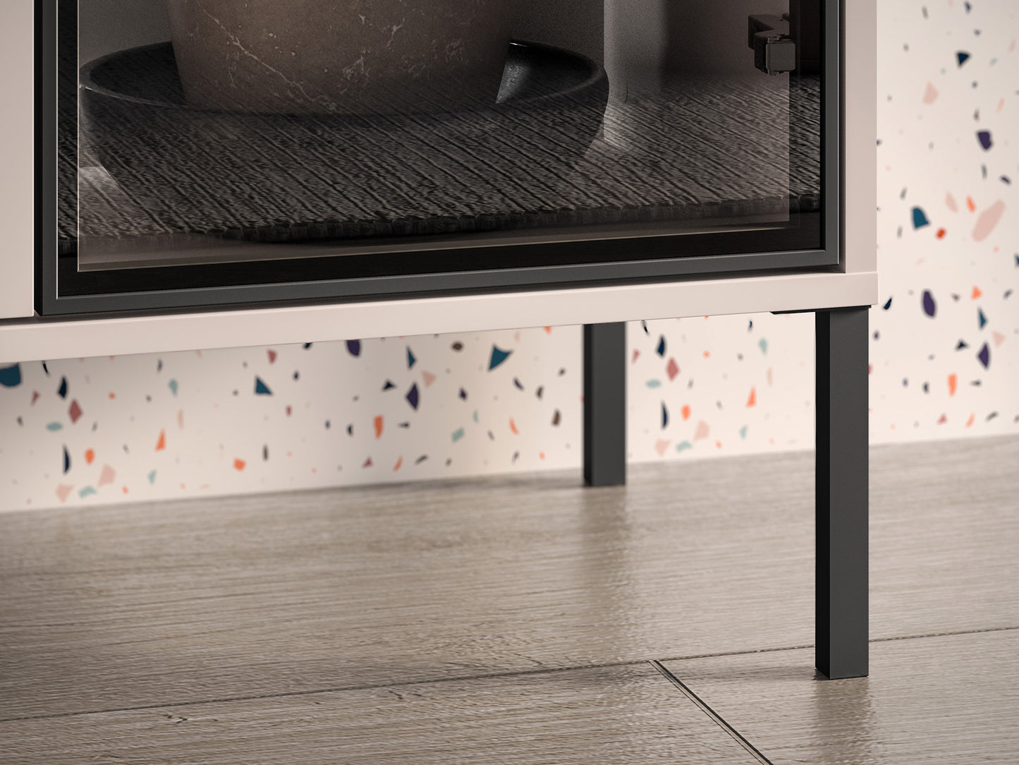 Skapis Baree 92/150/40 cm kašmirs