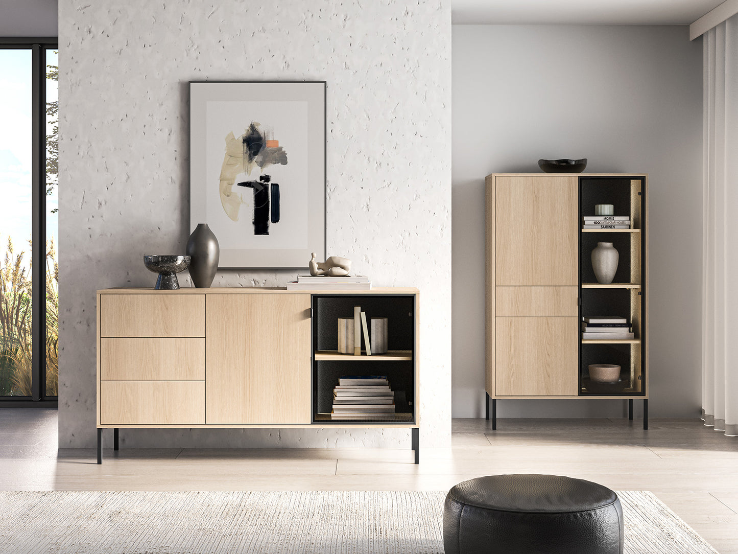 Kumode Baree 160/86/40 cm Lindberg ozols - N1 Home