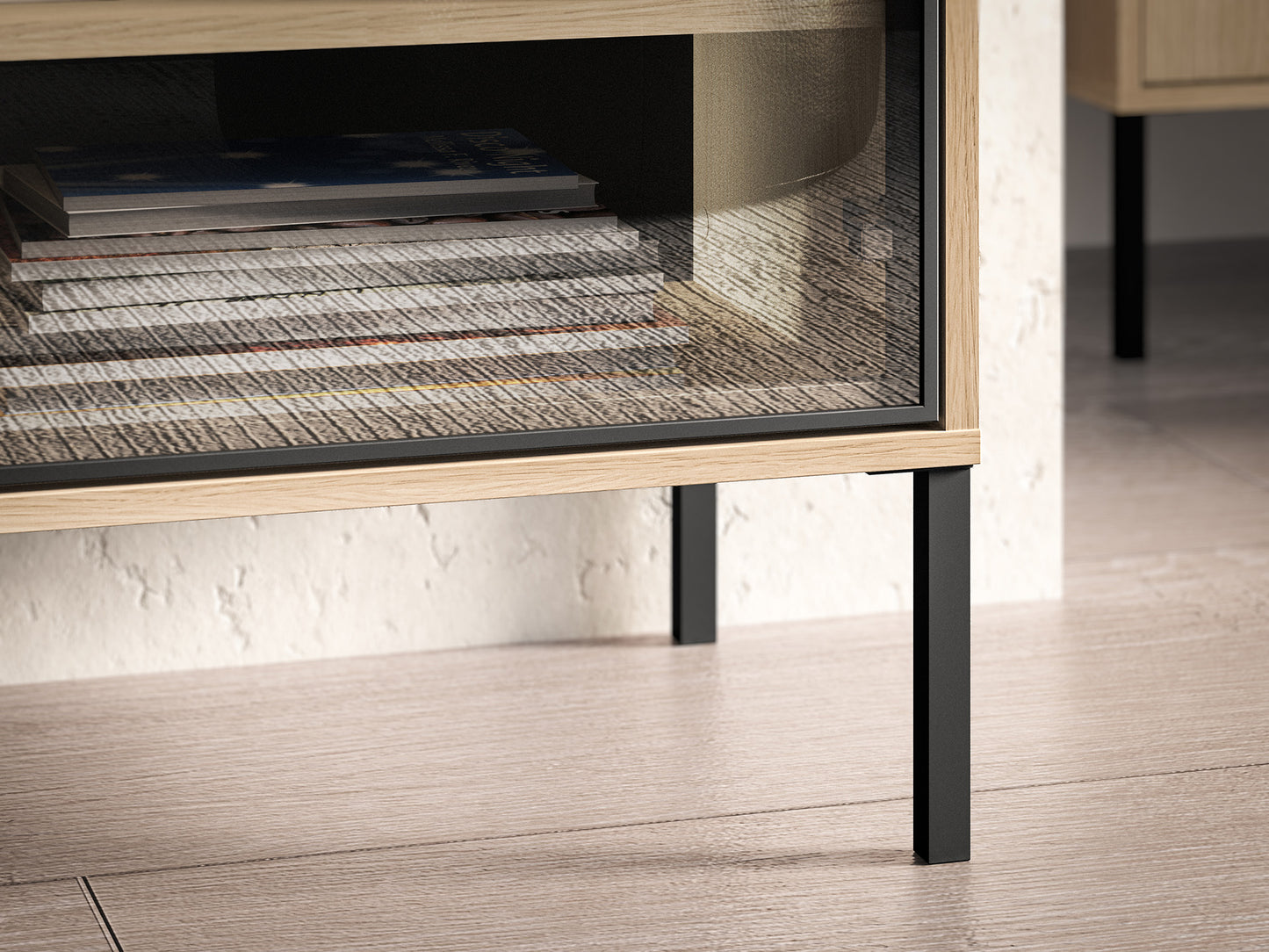 TV skapis Baree 160/59/40 cm Lindberg ozols