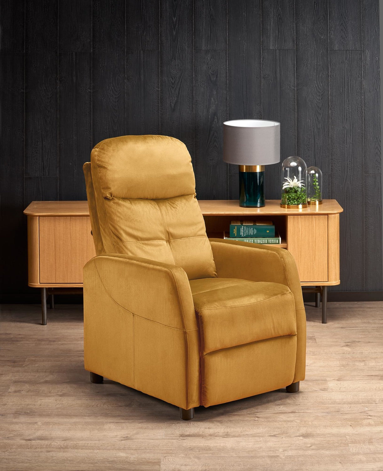 Krēsls Filippo 64/84-135/103-76/48 cm Bluvel 68 - N1 Home