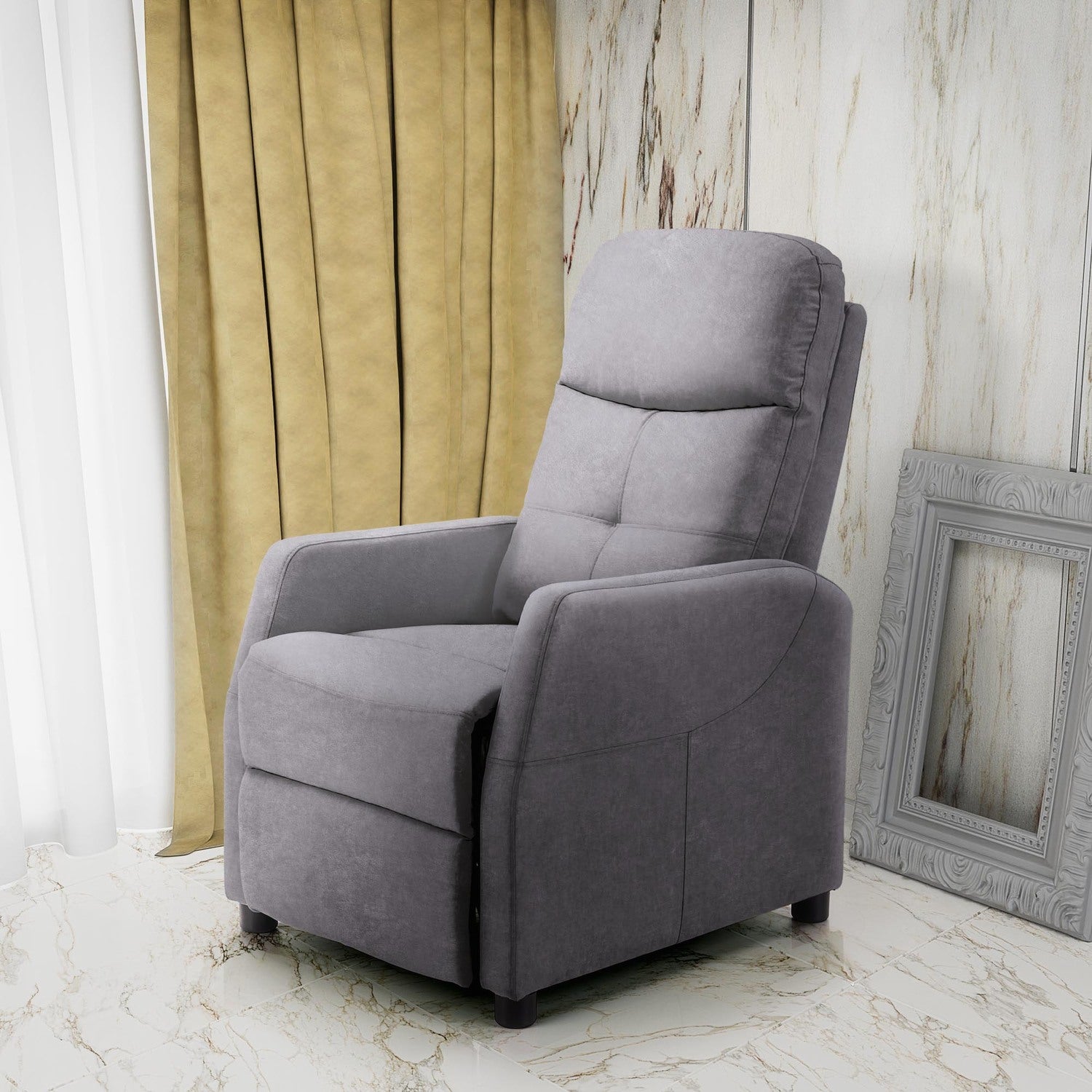 Krēsls Filippo 64/84-135/103-76/48 cm Bluvel 14 - N1 Home
