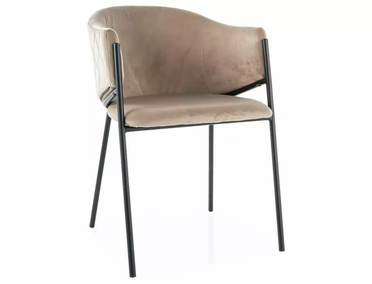 Krēsls ROHO 77/55/47 cm bēšs/melns - N1 Home