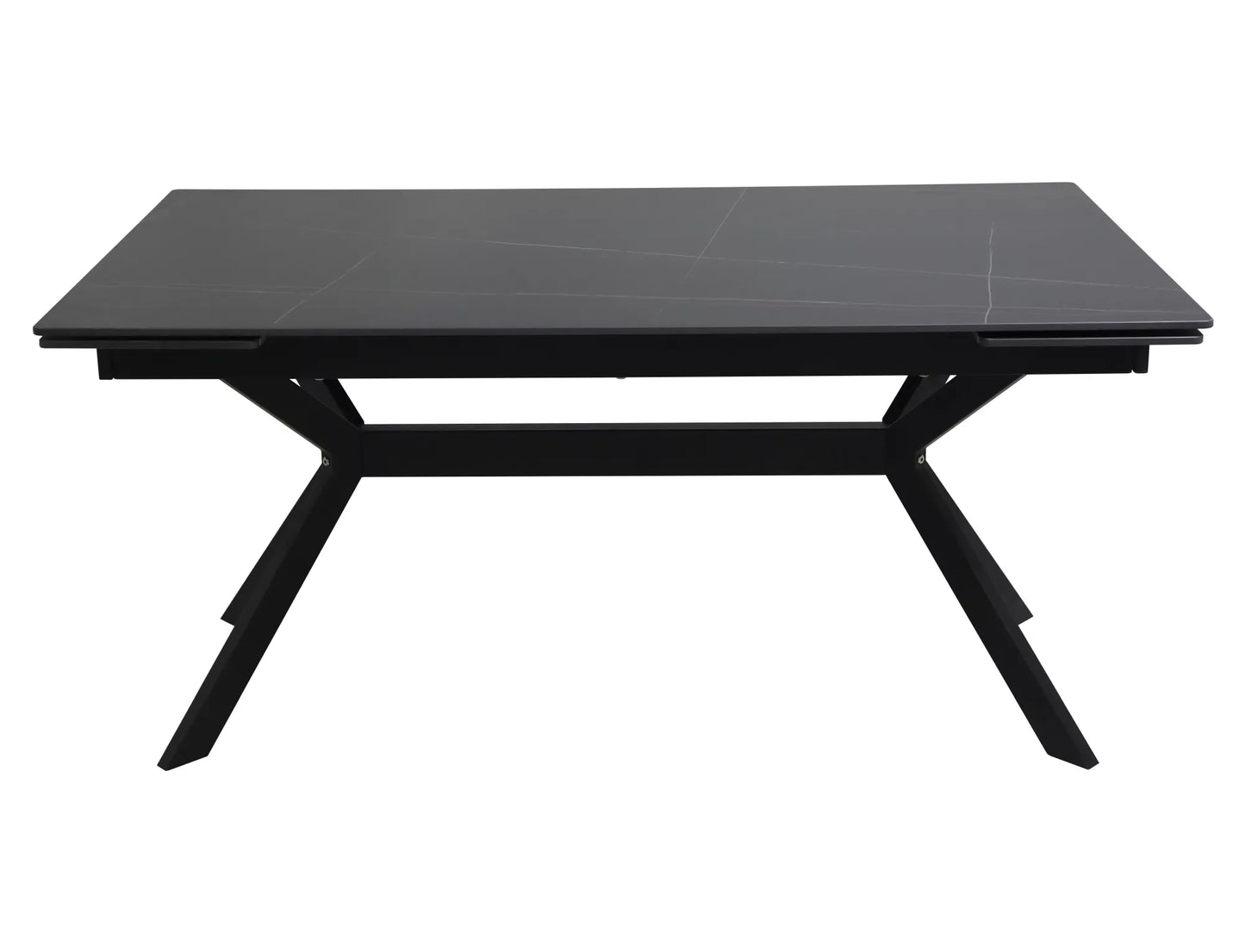 Galds Imperi 160; 180/74/90 cm melns - N1 Home