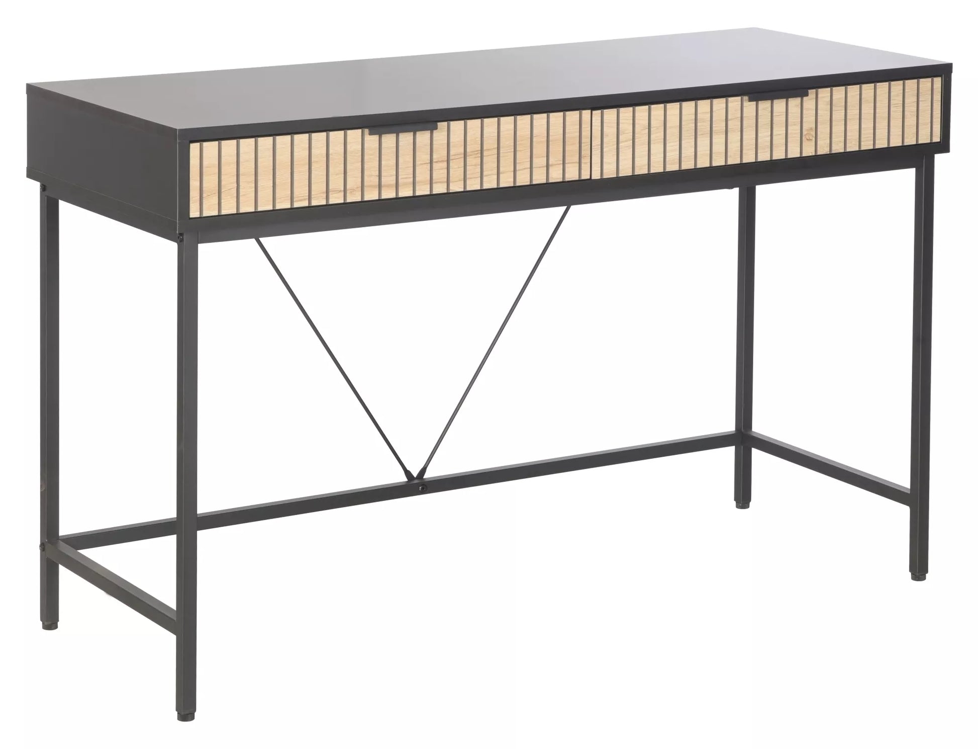 Konsole Maros 76/40/120 cm ozols/melns - N1 Home