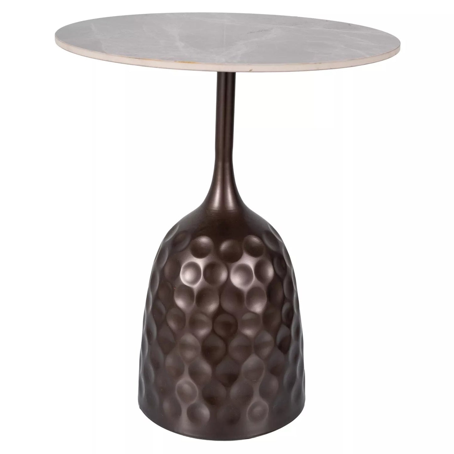 Kafijas galds Muts 60/50 cm bronza/pelēks - N1 Home