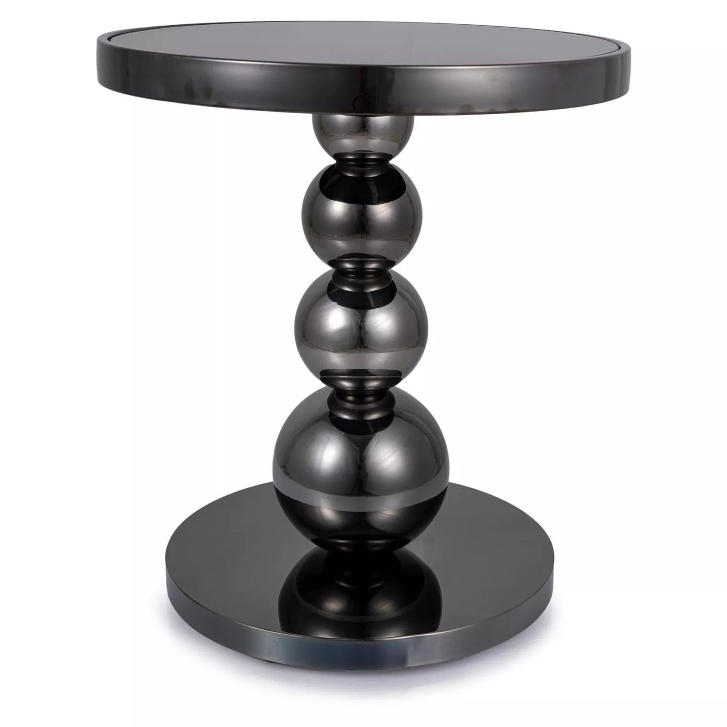 Kafijas galdiņš Rims 56/50 cm melns - N1 Home