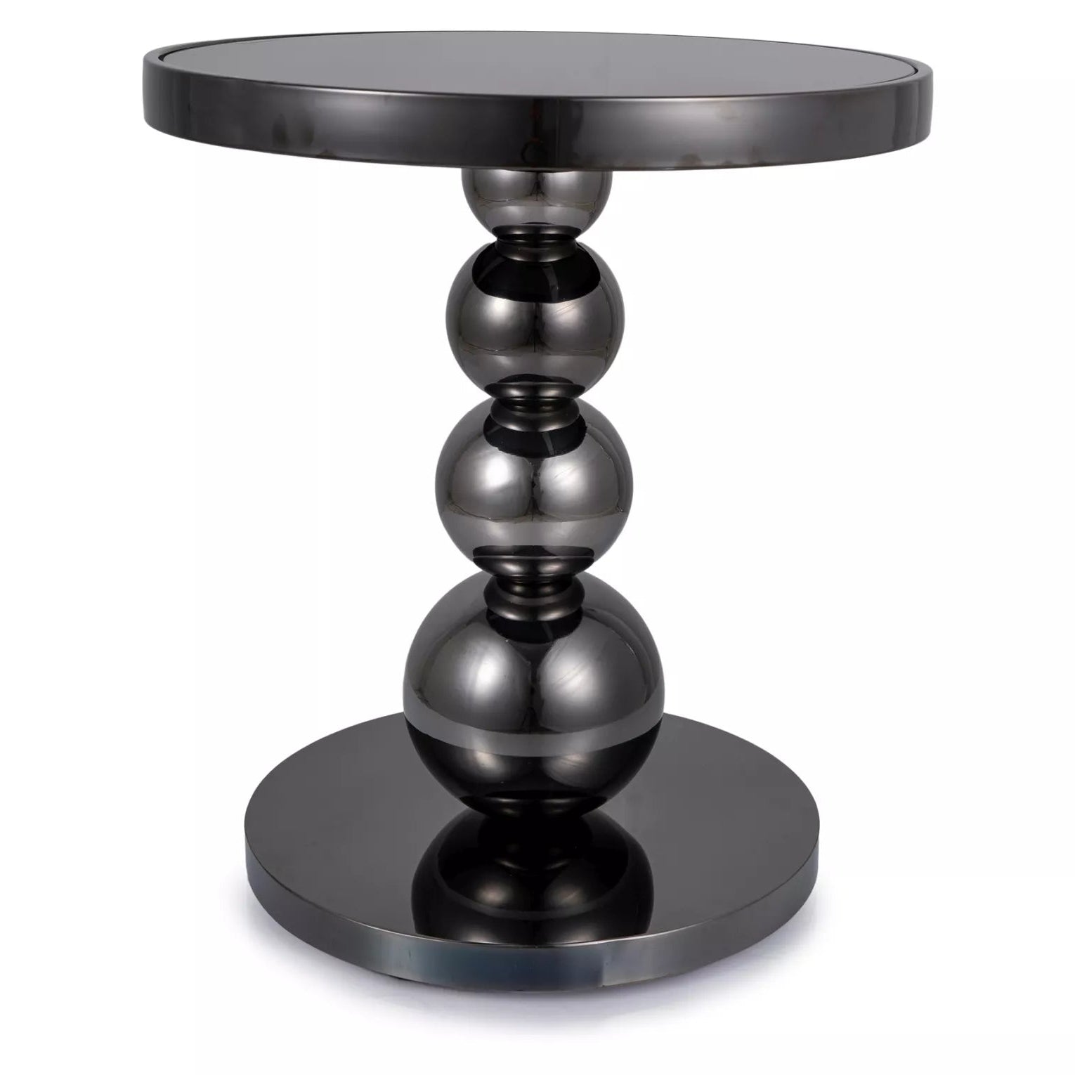 Kafijas galdiņš Rims 56/50 cm melns - N1 Home