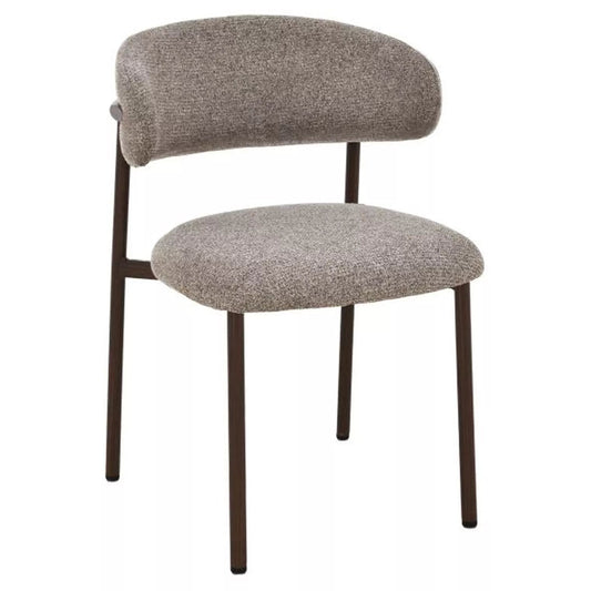 Krēsls Elts 80/56/49 cm cappuccino/rieksts