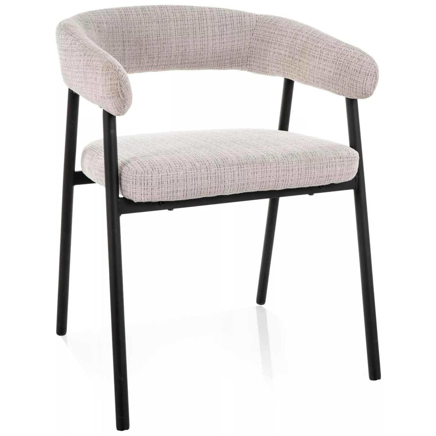 Krēsls Katas 75/57/49 cm pelēks/melns