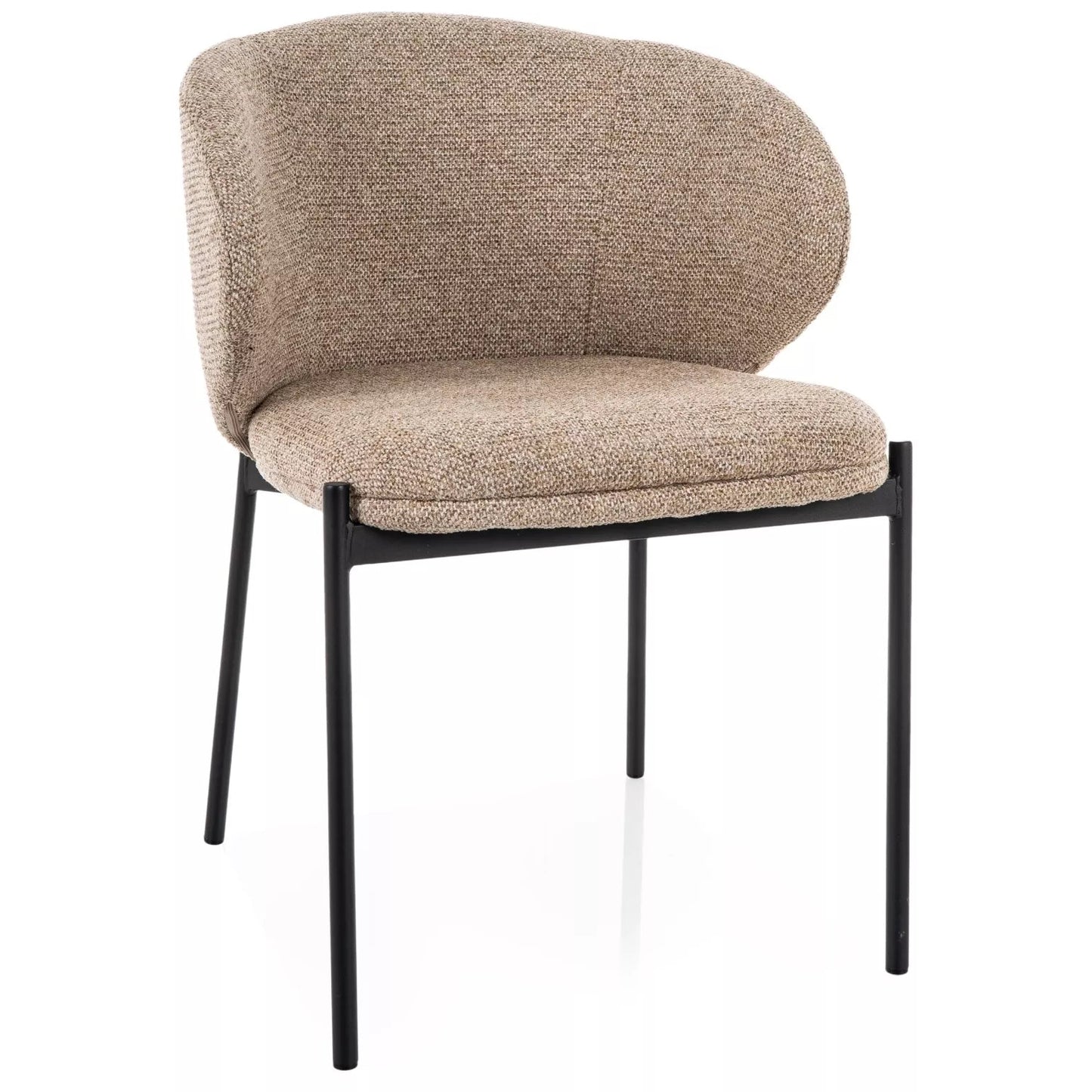 Krēsls Kiors 75/54/49 cm bēšs/melns