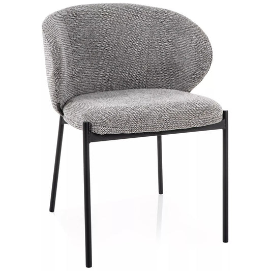 Krēsls Kiors 75/54/49 cm pelēks/melns