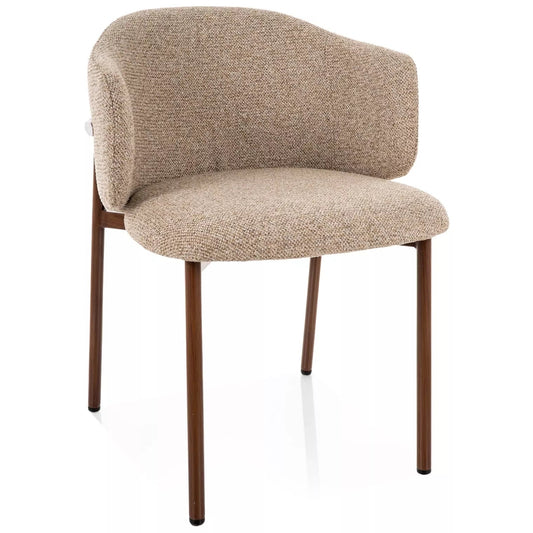 Krēsls Osara 77/54/50 cm bēšs/rieksts