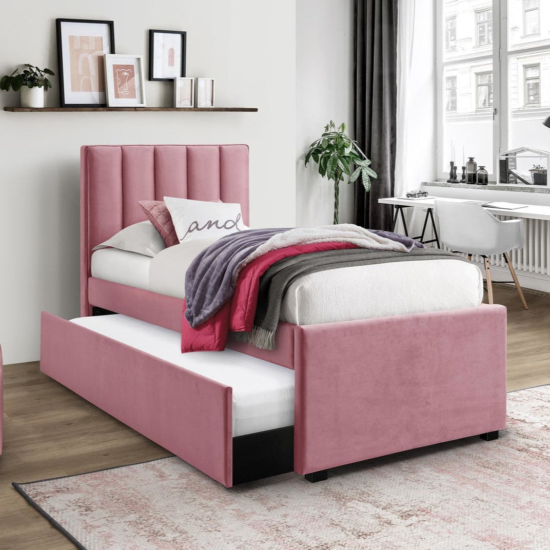 Gulta Ryss 96/221/122 cm rozā - N1 Home