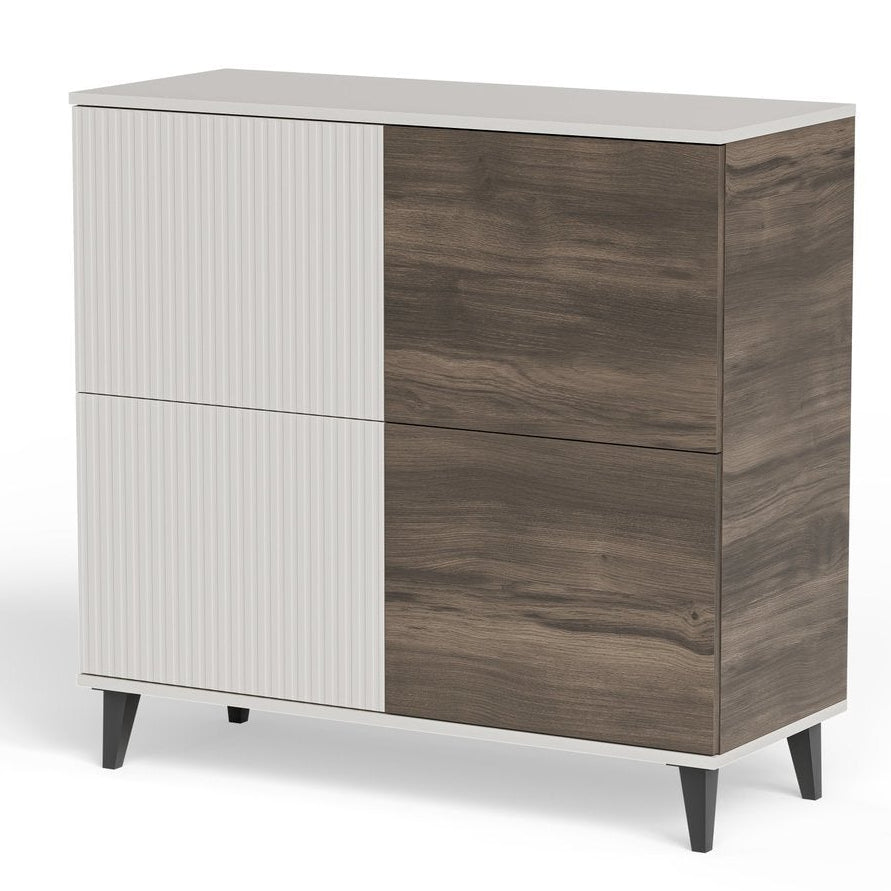 Kumode Berlin 100/40/95 cm kašmirs/valrieksts - N1 Home