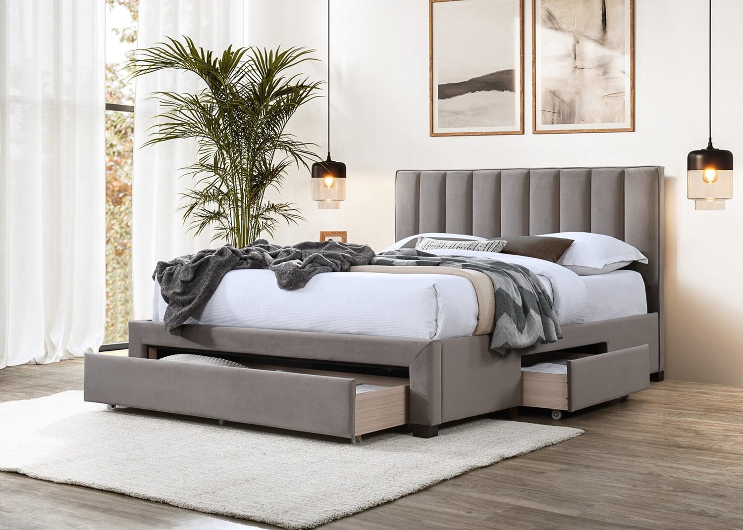 Gulta Grasia 214/145-165/11 cm bēšs - N1 Home