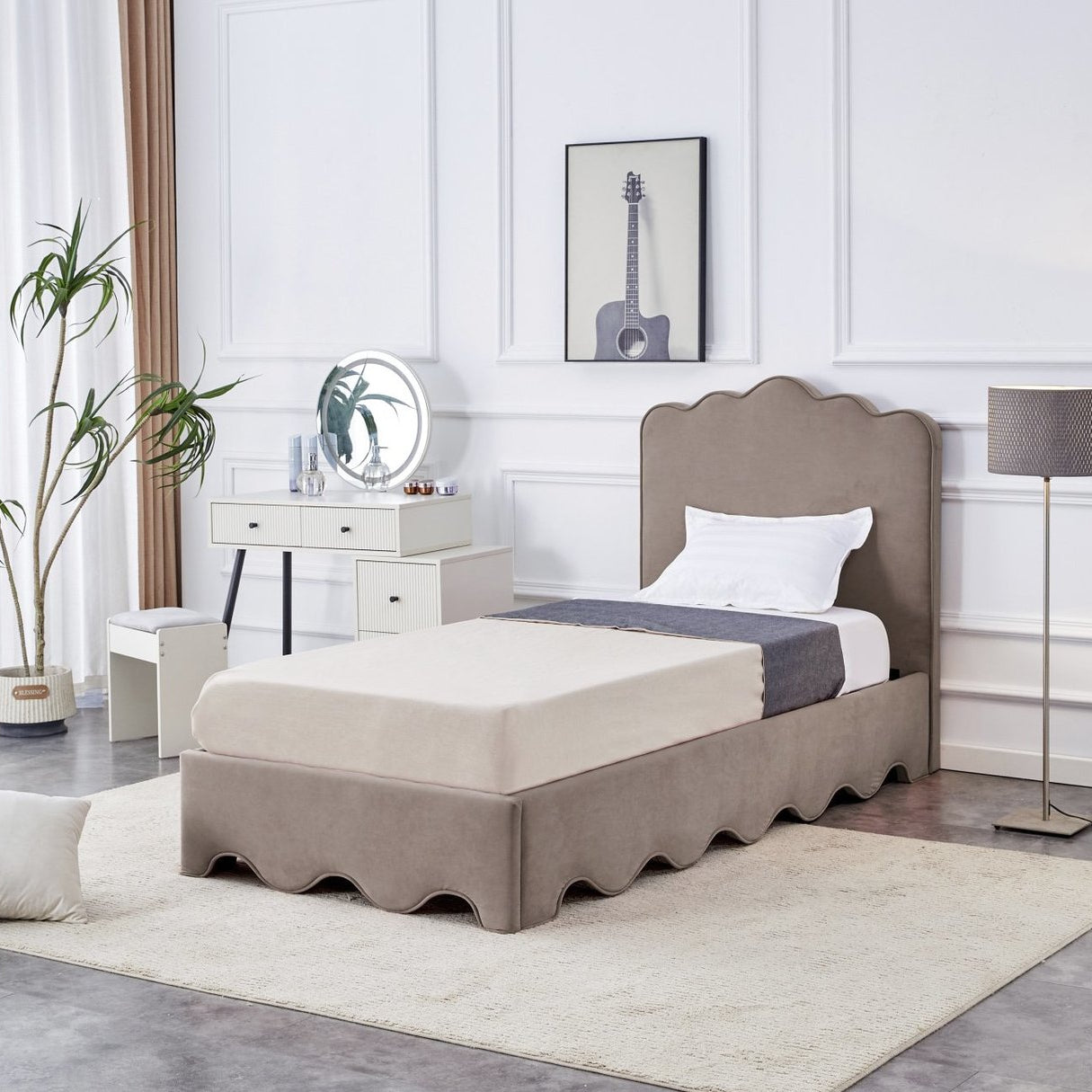 Gulta Orto 218/98/117 cm bēšs - N1 Home