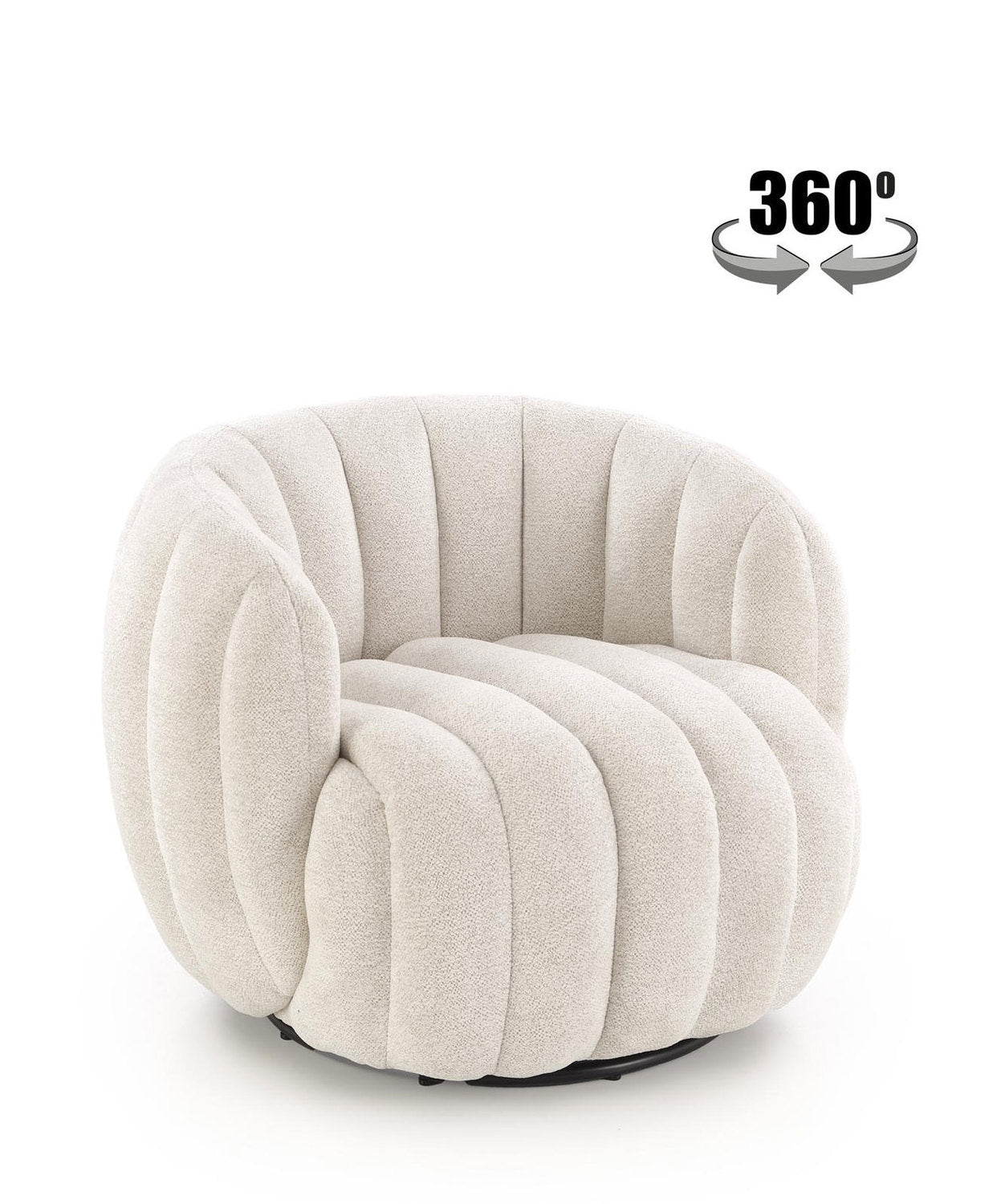 Krēsls Frasija 82/83/65/42 cm krēms