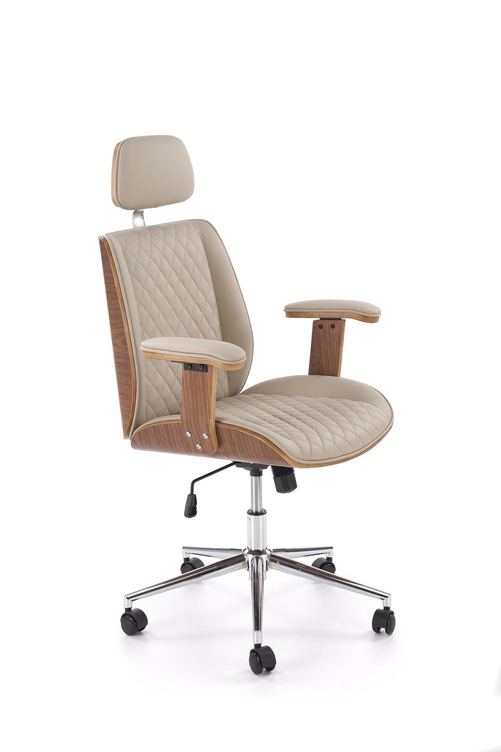 Krēsls Timba 72/68/114-122/46-54 cm valrieksts/bēšs - N1 Home