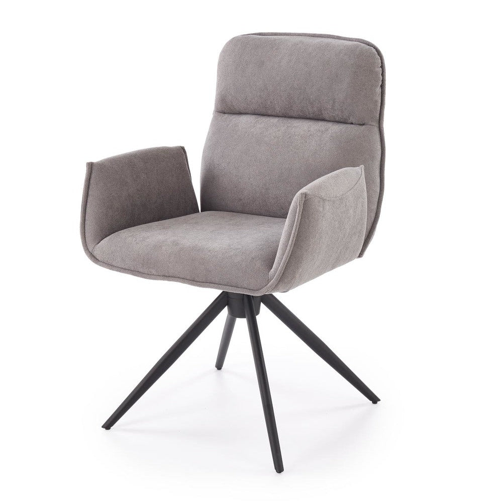 Krēsls Kohto 60/60/88/49 cm pelēks - N1 Home