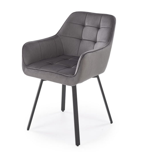 Krēsls Moniks 55/60/89/50 cm pelēks - N1 Home