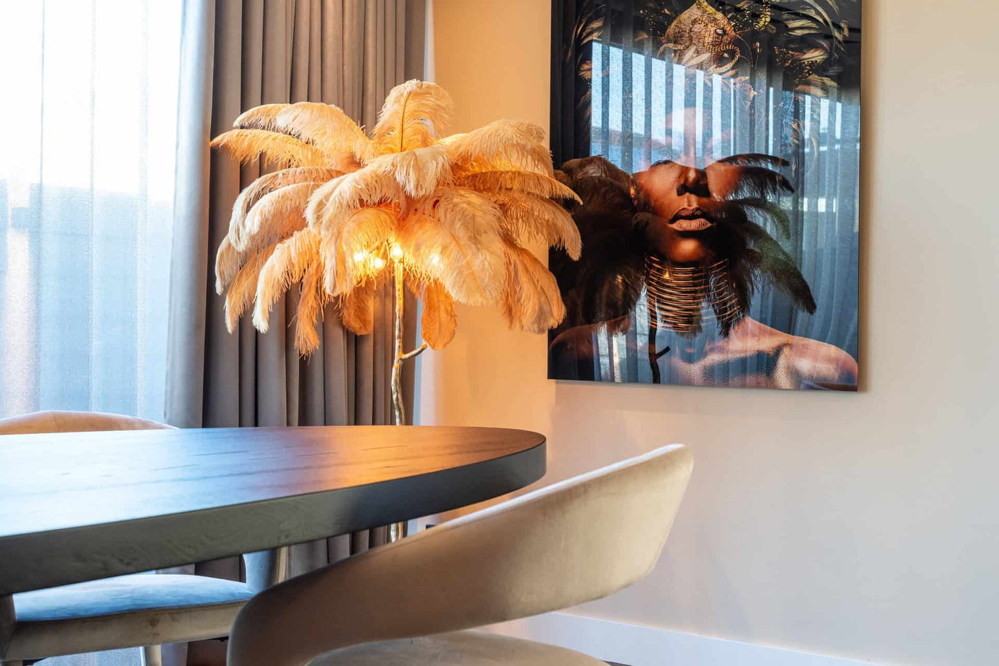 Krēsls Gia Richmond Interiors 59/81/58 cm khaki velvet fire retardant