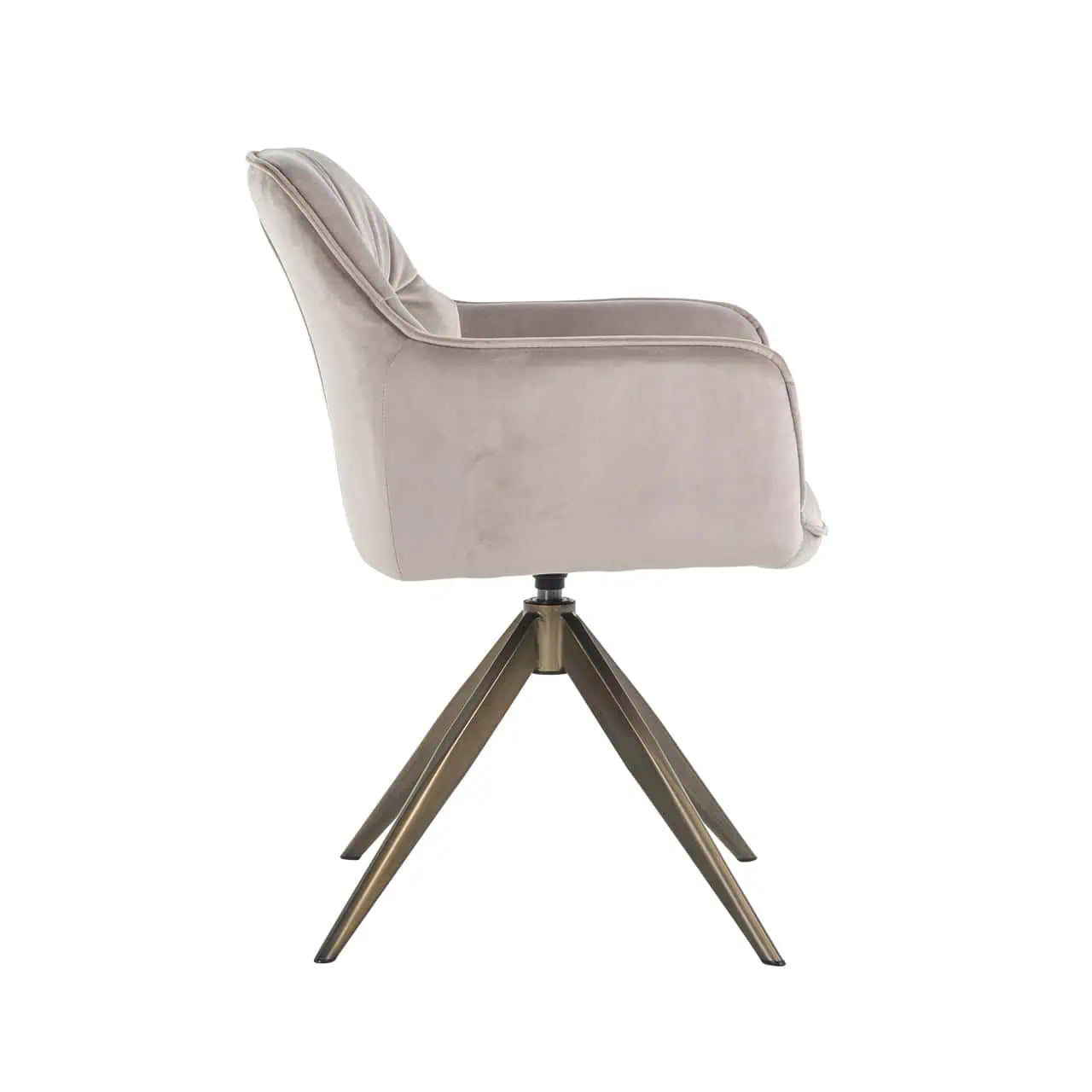 Krēsls Aline FR  Richmond Interiors 82/59/61 cm khaki velvet - N1 Home