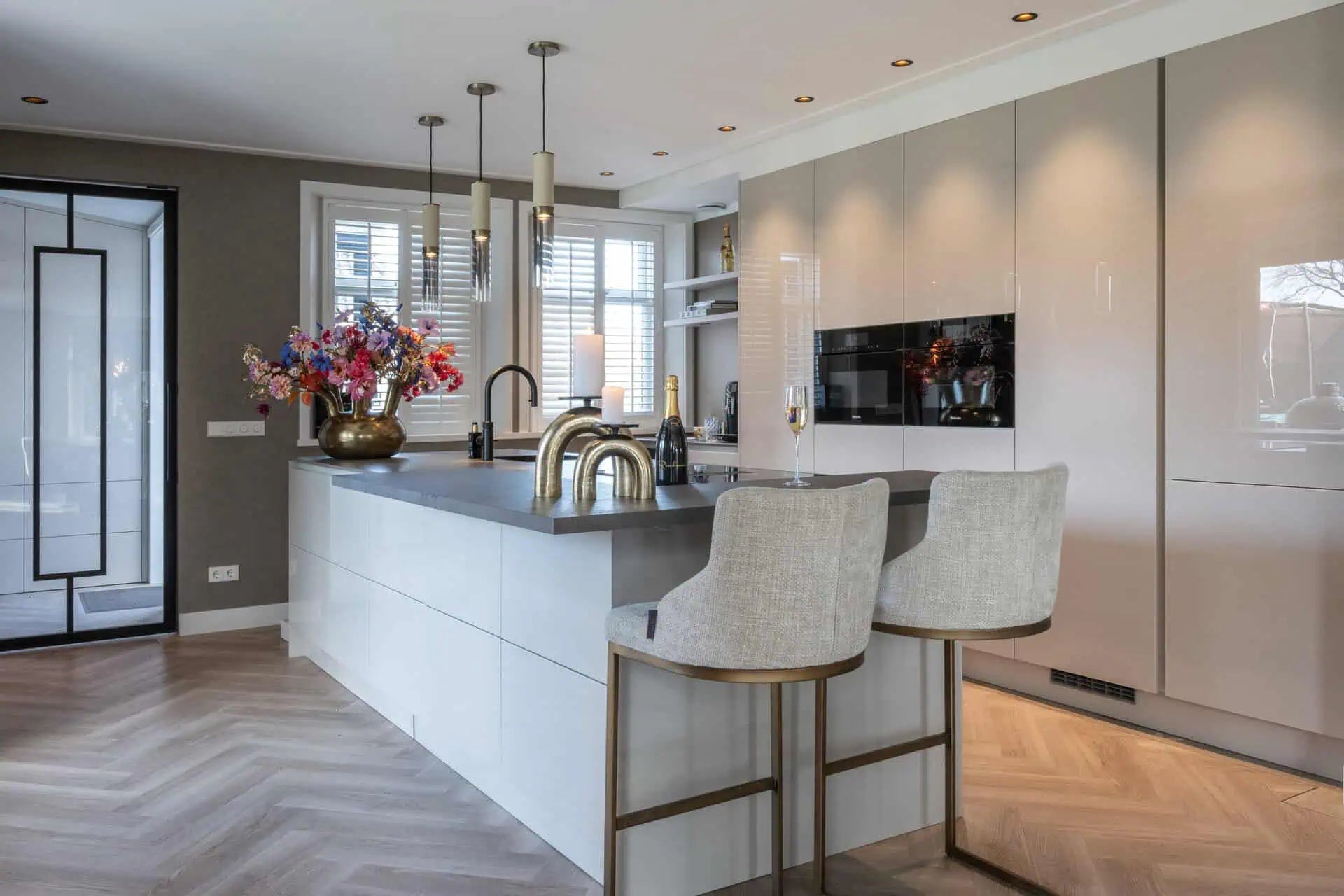 Bāra krēsls Bolton (Set of 2) Richmond Interiors 103/48/48 cm natural renegade - N1 Home