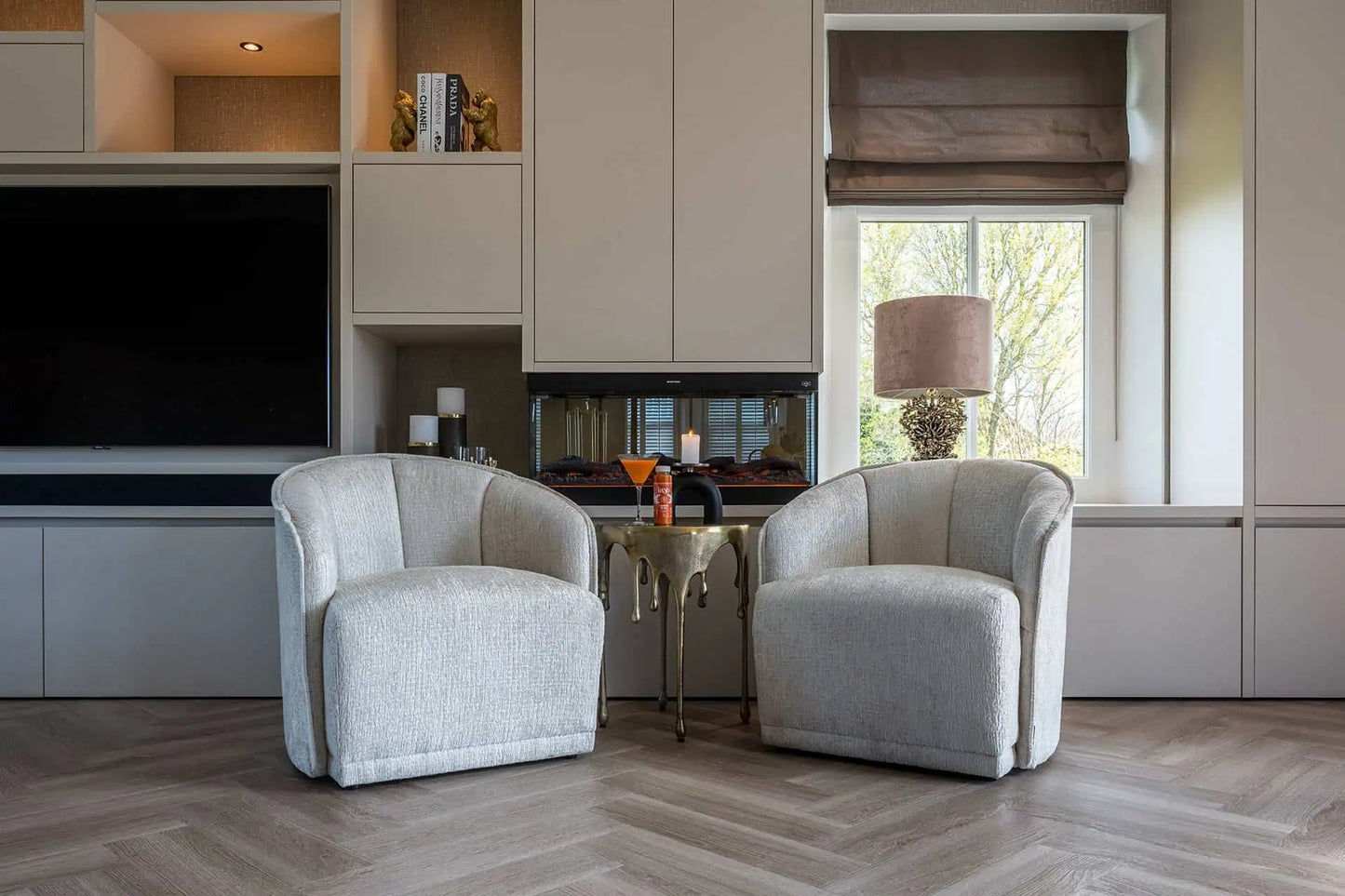 Galdiņš Carly Richmond Interiors 55/43/43 cm zelts - N1 Home