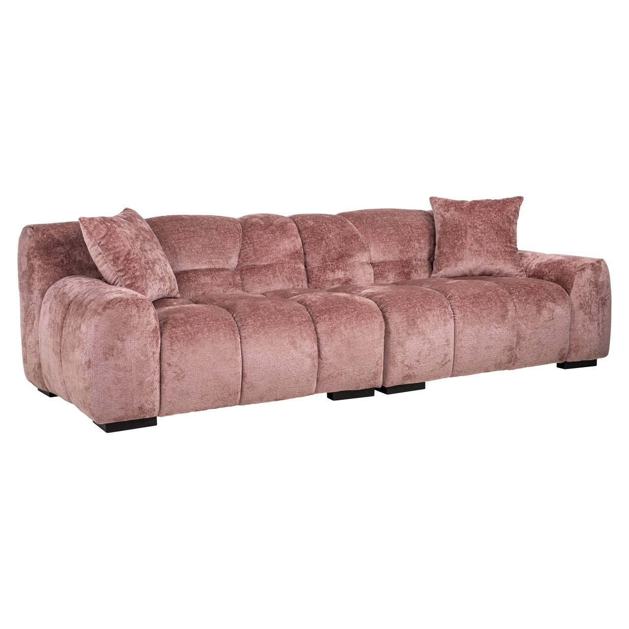 Dīvāns Charelle Richmond Interiors 74/258/106 cm Bergen 705 rose chenille - N1 Home