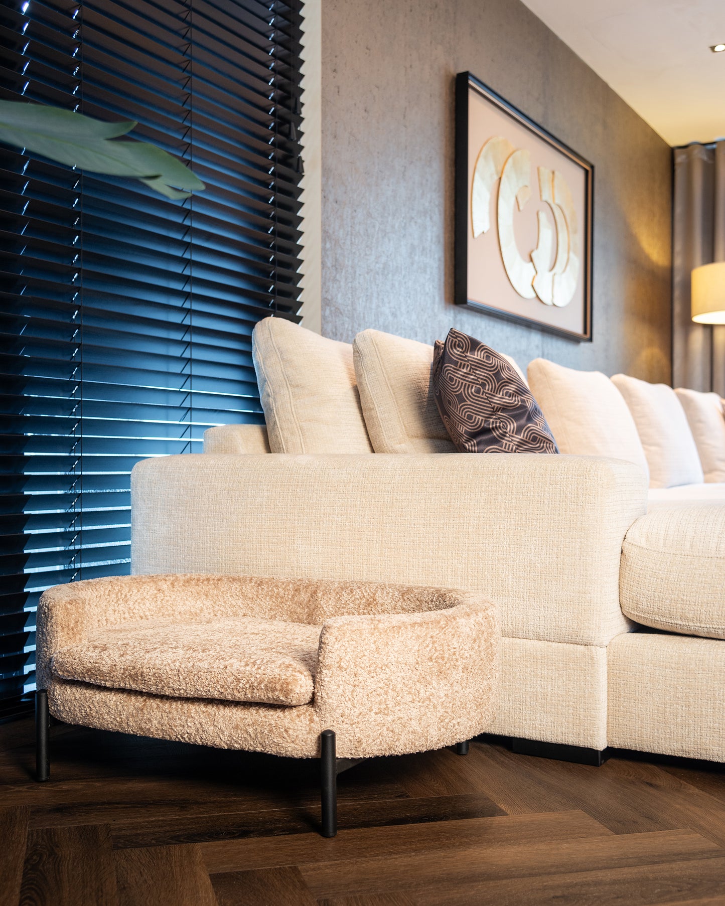 Sienas māksla Richmond Interiors Eden 145/85 melns/zelts - N1 Home