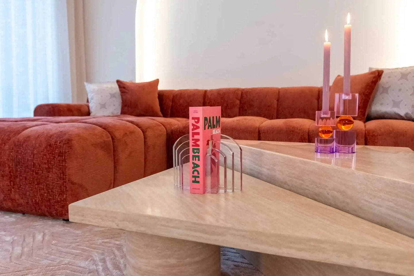 Grāmatu stendi Alissia Richmond Interiors 18/20/7 cm stikls - N1 Home