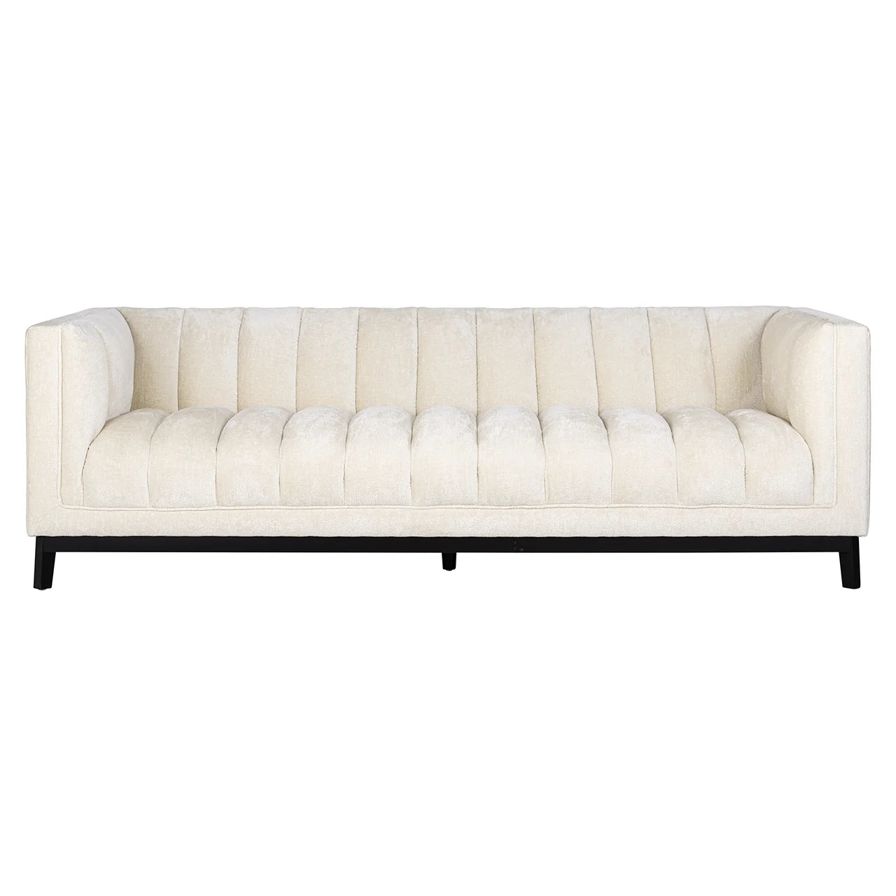 Dīvāns Beaudy Richmond Interiors 74/230/96 cm FR-Bergen 900 white chenille - N1 Home
