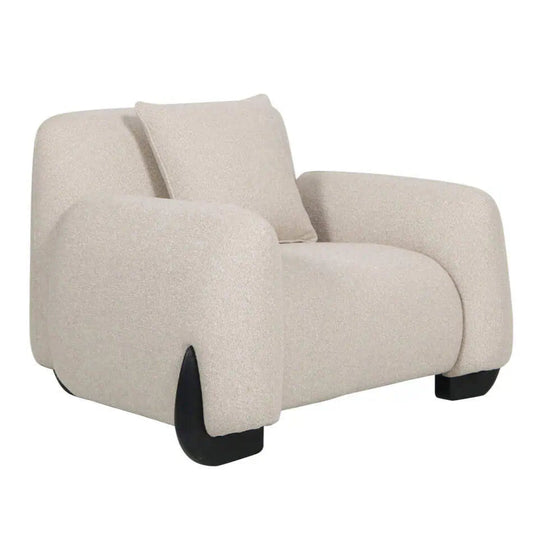 Krēsls Godiva biscotti Richmond Interiors 84/121/111 cm bēšs - N1 Home