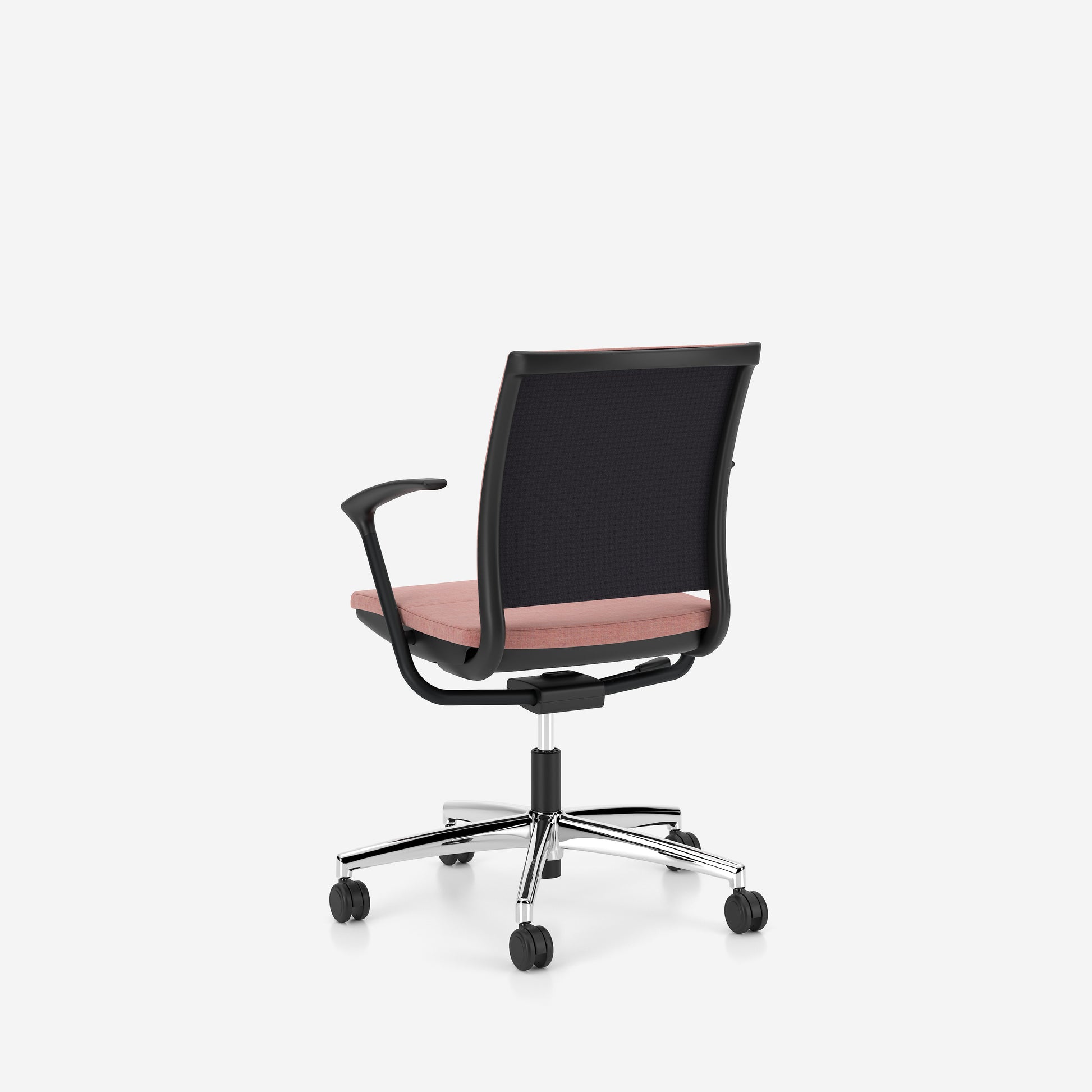 Konferenču krēsls Buru 43/50/63/41 cm rozā - N1 Home
