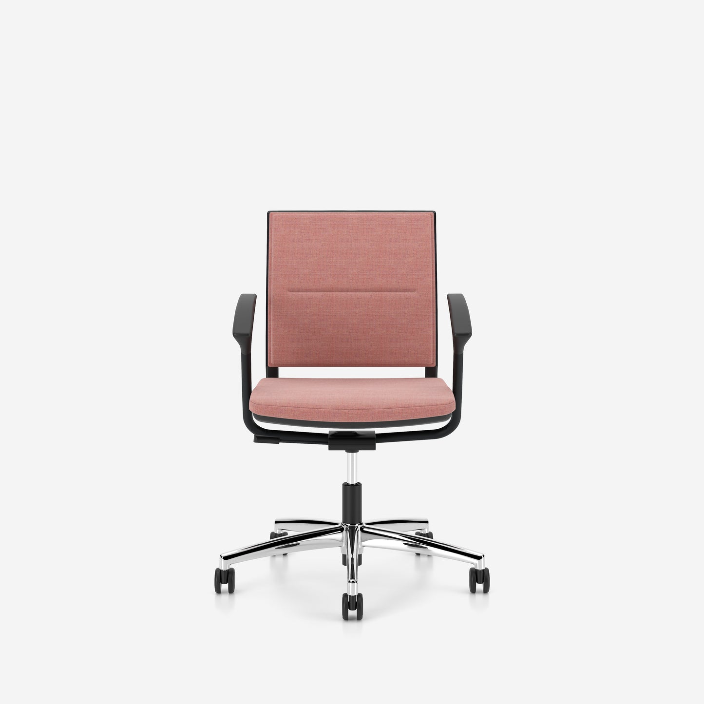 Konferenču krēsls Buru 43/50/63/41 cm rozā - N1 Home
