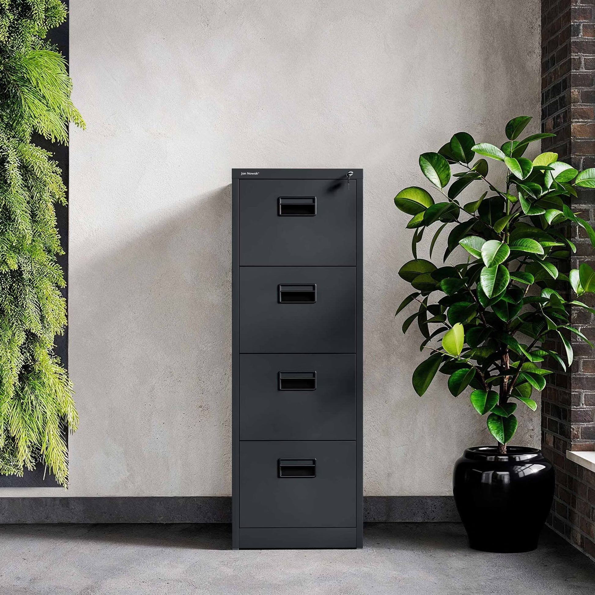Metāla failu skapis Sar 132/46/62 cm antracits - N1 Home