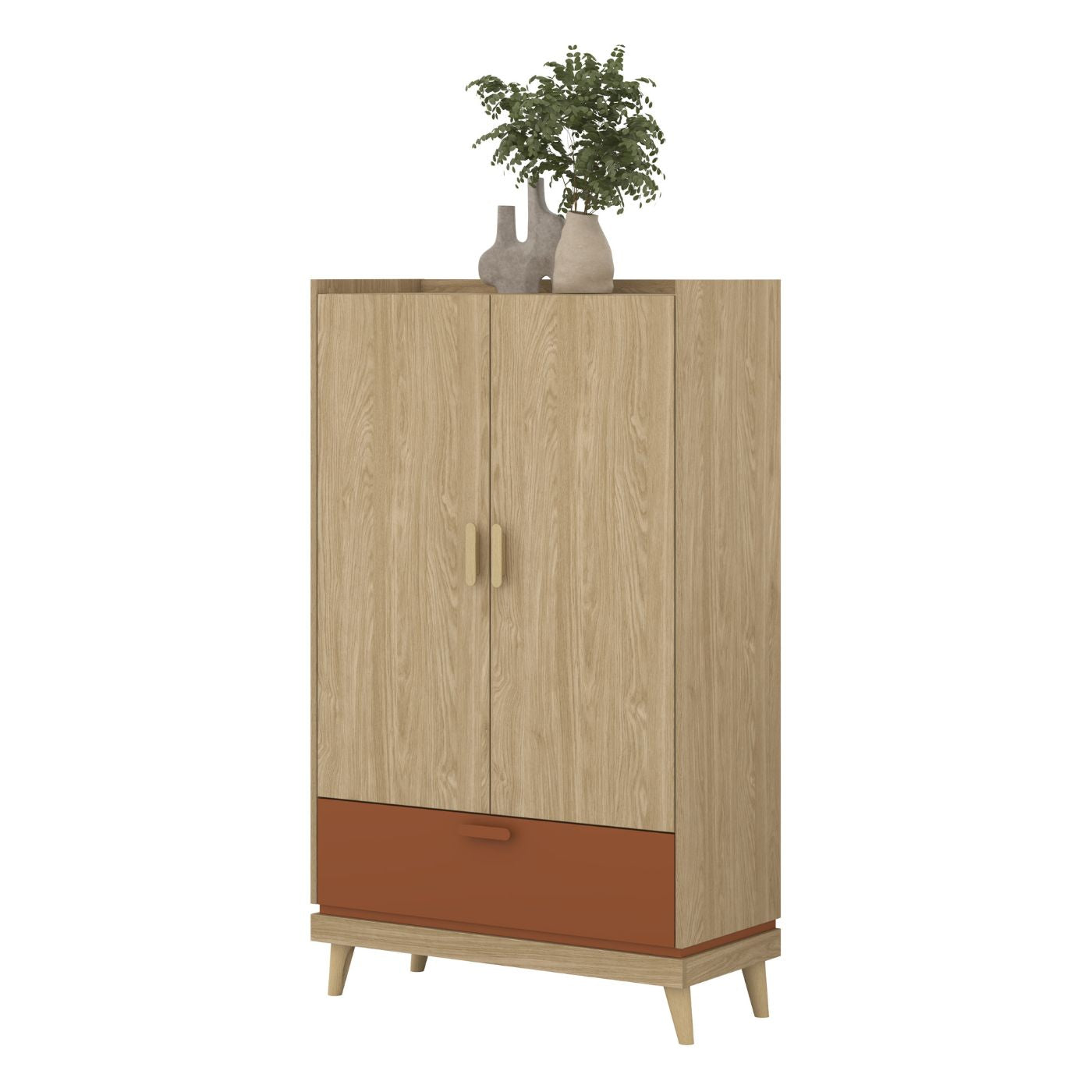 Skapis Skanija 90/150/40 cm ozols - N1 Home