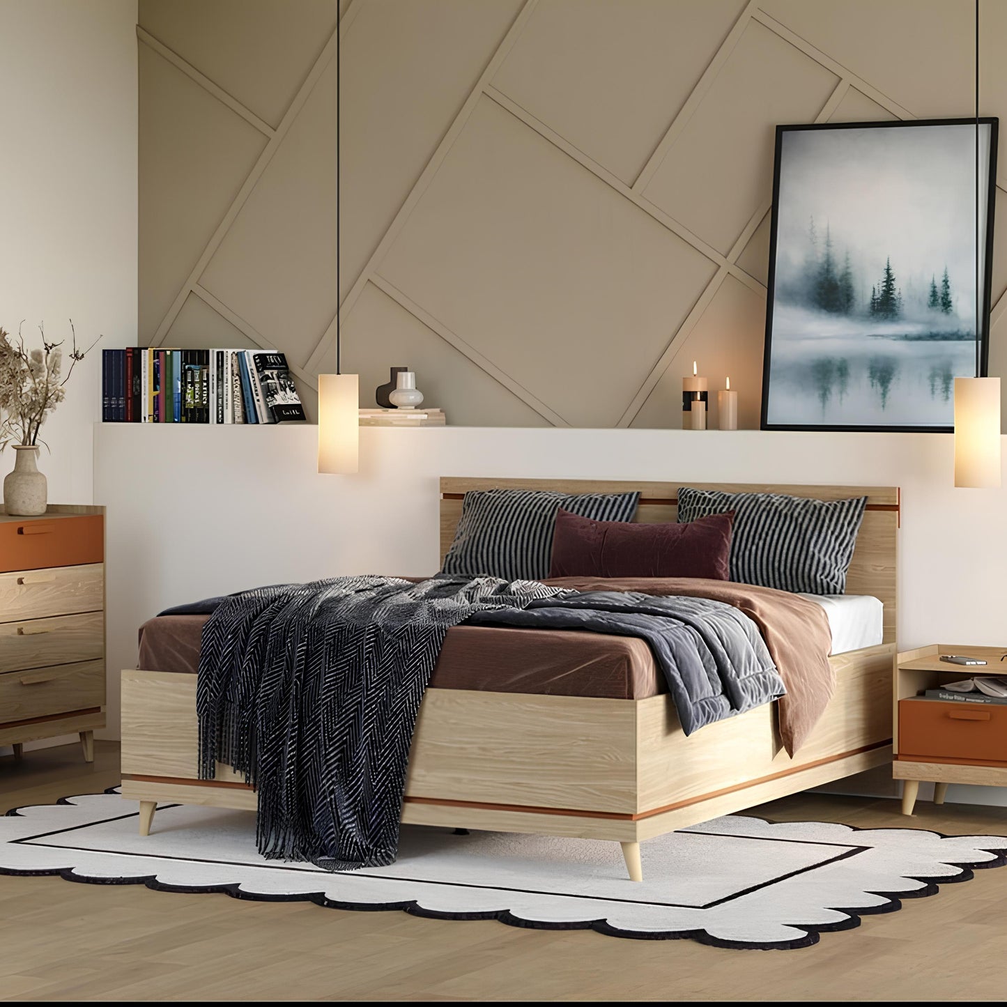 Skapis Skanija  105;165;185/100/207 cm ozols - N1 Home