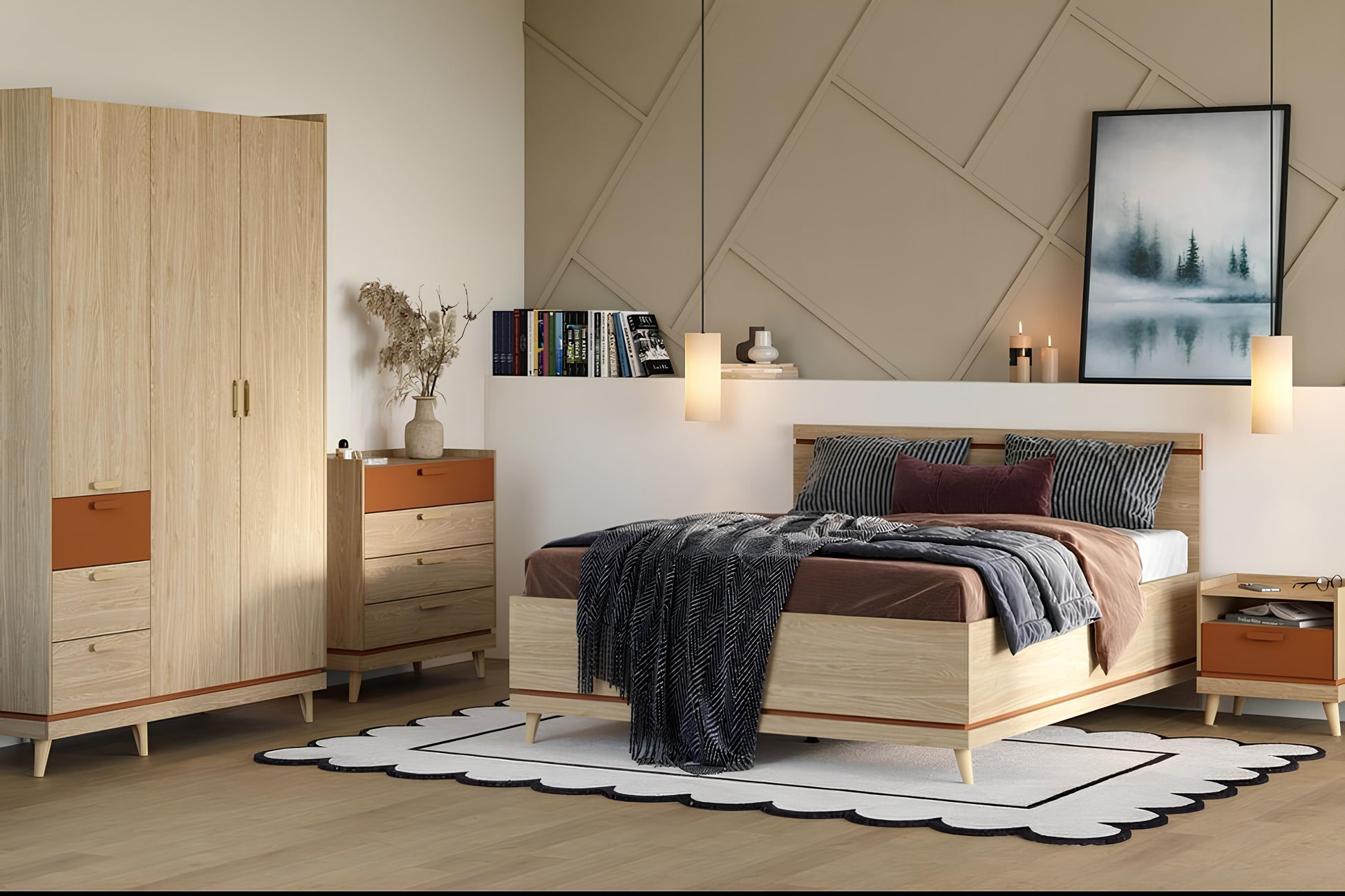 Skapis Skanija 50/215/40 cm ozols - N1 Home