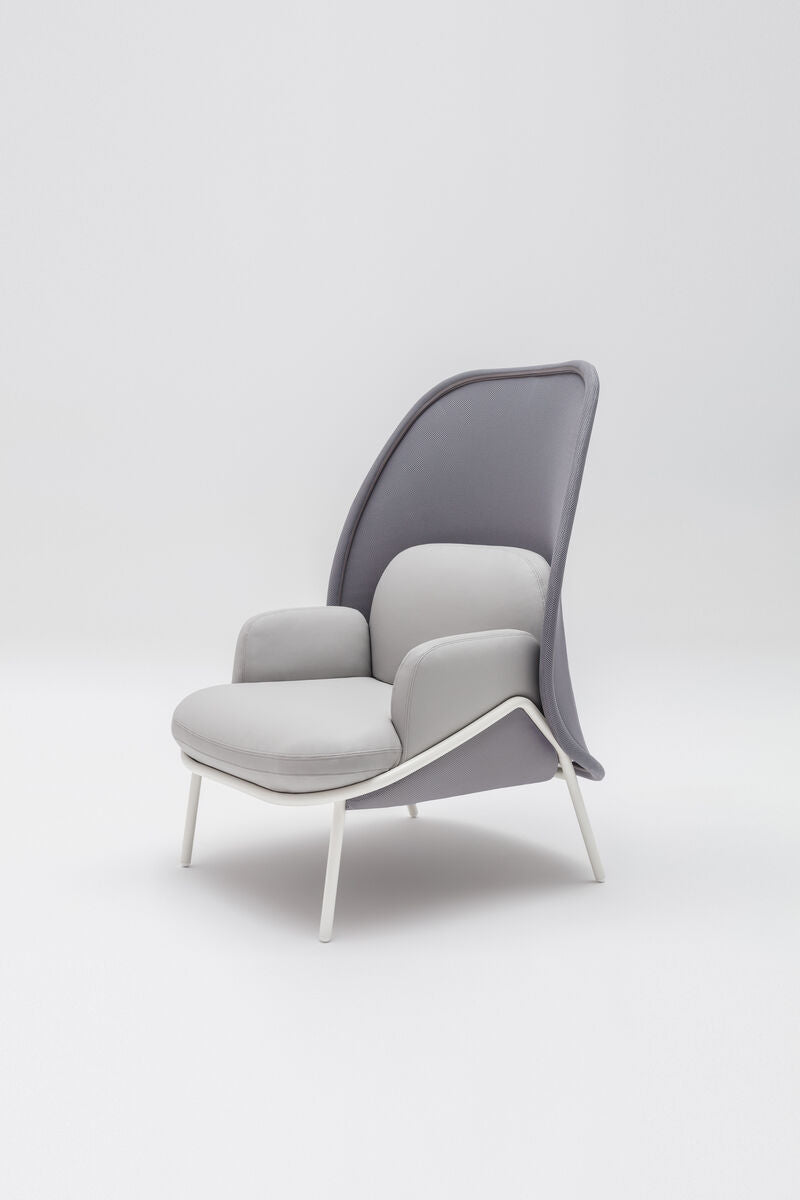 Krēsls Merd M 91/81/121 cm pelēks/dažādas polsterējuma krāsas - N1 Home