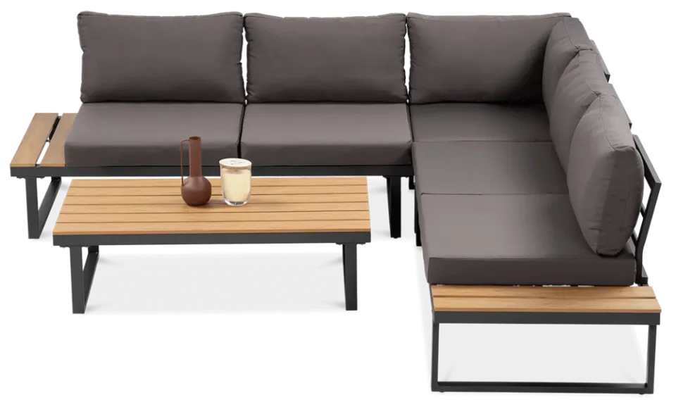 Dārza komplekts Emers tumši pelēks - N1 Home