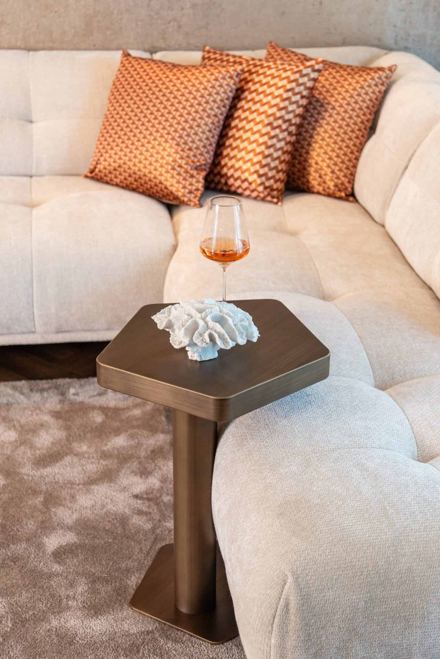 Spilvens Phyllisia Richmond Interiors 45x45 cm brique donna