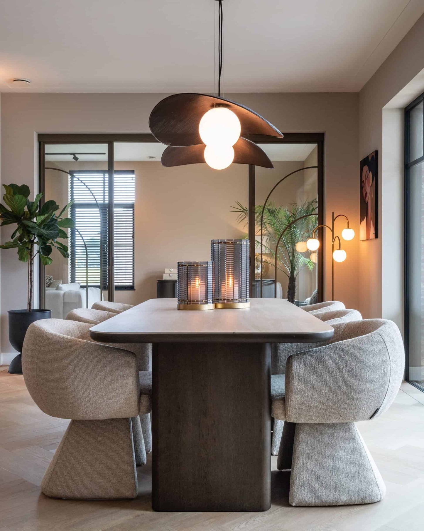 Stāvlampa Janou Richmond Interiors 46/155/42 cm zelts