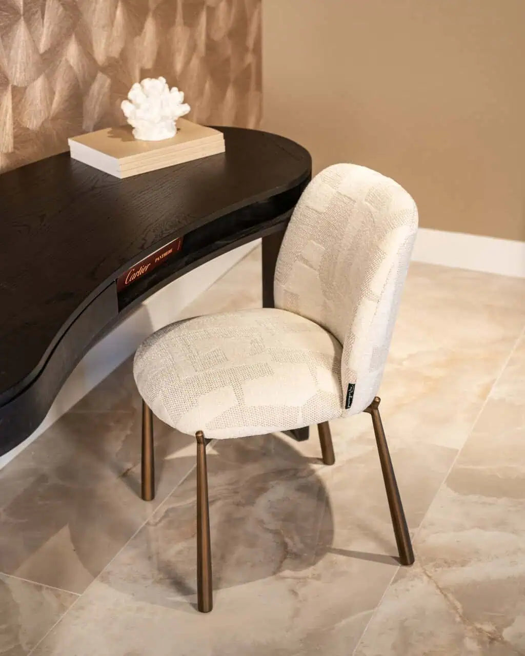 Galds Navarino dark coffee Richmond Interiors 76/165/65 cm tumši brūns - N1 Home