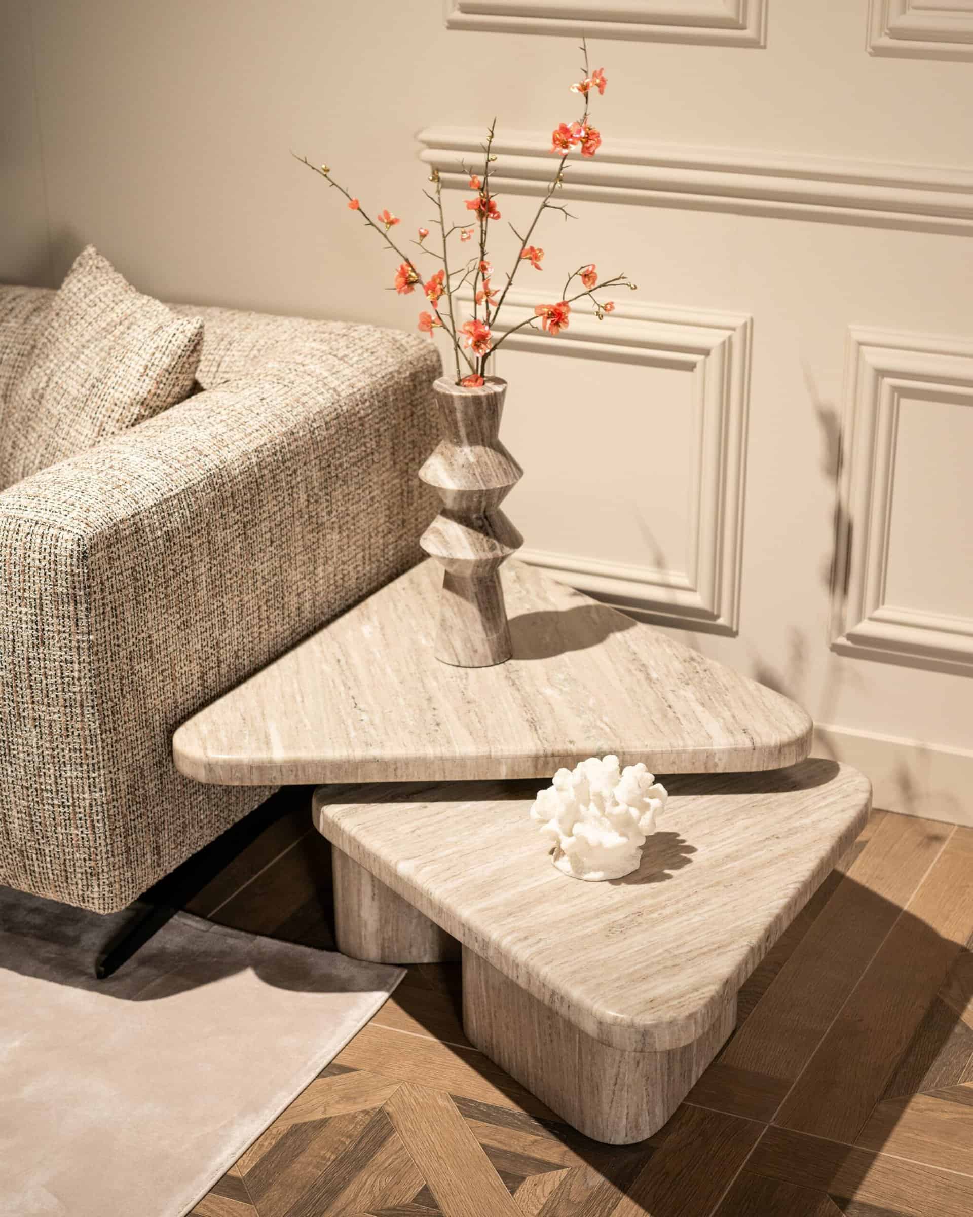 Kafijas galds Dwayne (Set of2) Richmond Interiors 38/75/83 cm sand - N1 Home