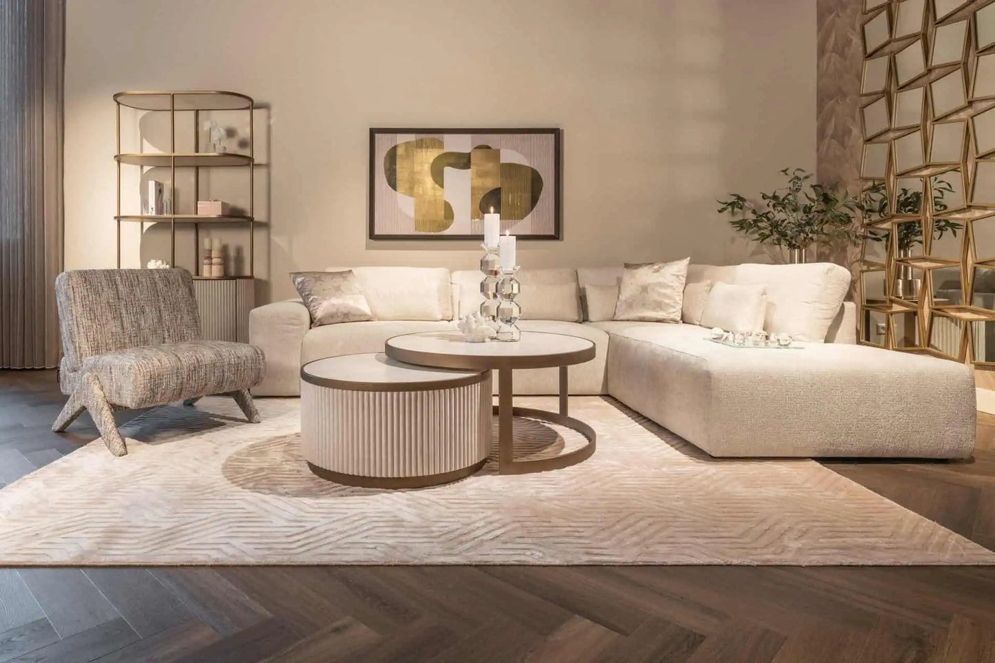 Krēsls Lexi Richmond Interiors 77/70/83 cm greige coco - N1 Home