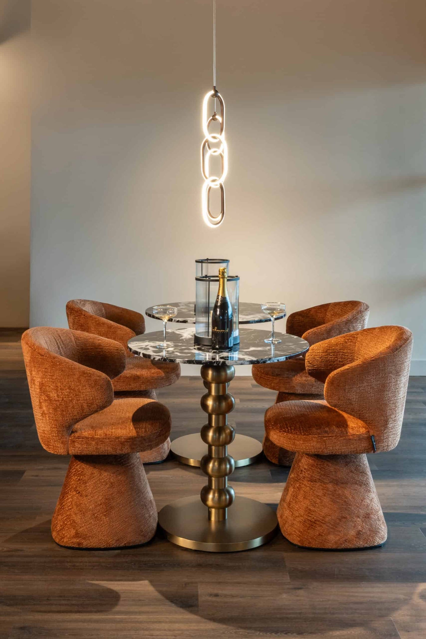 Bistro galds Witlox Richmond Interiors 76/75/75 cm zelts/melns