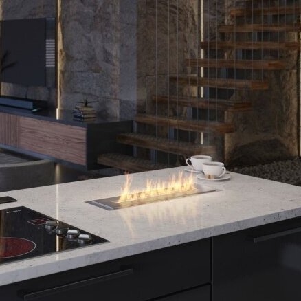 Biokamīns Inbo 500 50/15/5 cm inox - N1 Home